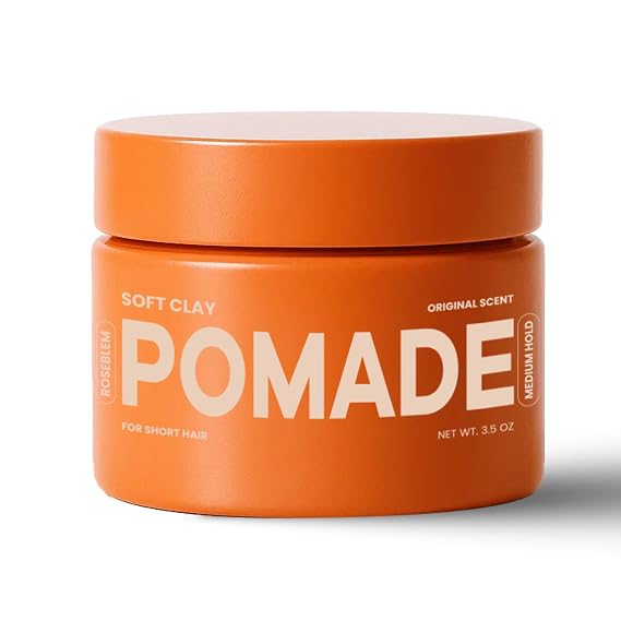 Hair Clay Pomade for Men & Women, Matte Styling Clay for All Hair Types, Non-Sticky, Easy to Wash, Long-Lasting Hold with Natural Scent, Premium Nourishing Formula, 3.5 oz