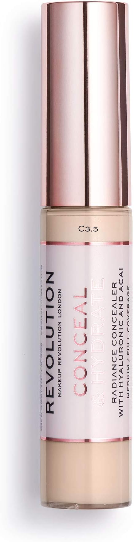 Makeup Revolution Beauty London Concealer, C4.5, 1 Count (Pack of 1)