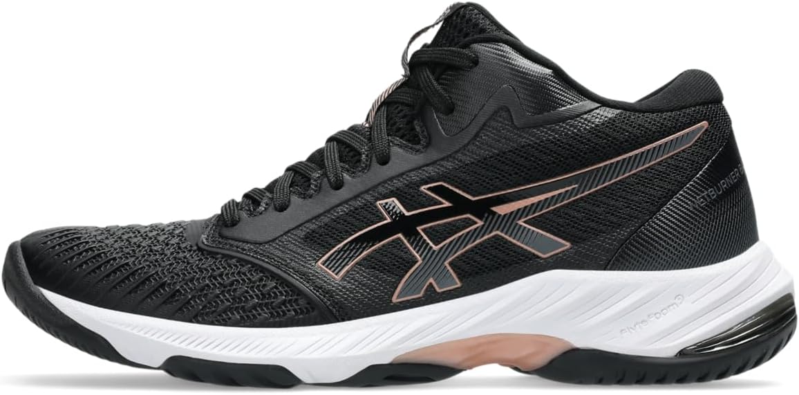 ASICS Women's Netburner Ballistic FlyteFoam Mid Top 3 Volleyball Shoes