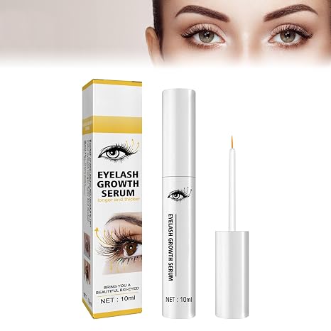 Eyelash Serum & Eyebrow Serum for Better Growth of Eyelashes & Brows Eyelash Serum for Longer Thicker Eyelashes - Eyelash Serum for Natural Growth Stronger Lashes (Pack of 1)
