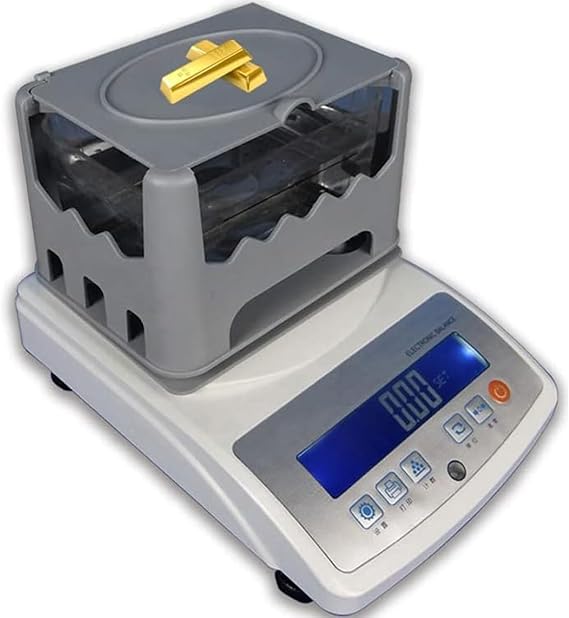 Gold Density Meter - Purity Content Detector for Precious Metals Analysis, Gold and Silver Testing Machine