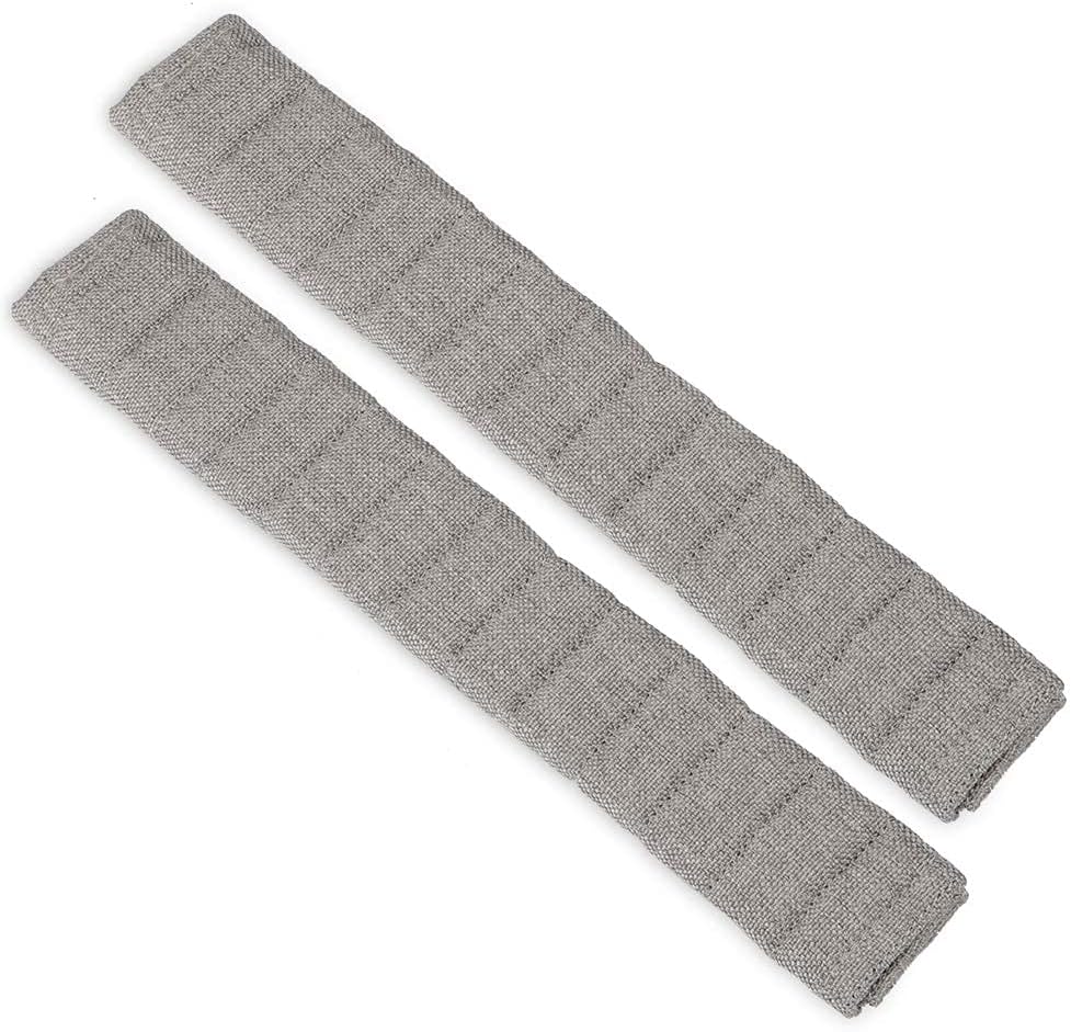 Car Seat Belt Pad Cover Kit 13 Inch Seat belt Strap Shoulder Pad Seat Belt Shoulder for Car/Bag (Gray)