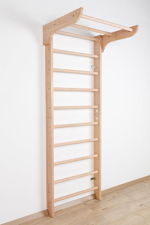 Swedish ladder, Wall Bars "Kinder-1-220" Gymnastics Equipment, Climbing Frame, Home Exercise Equipment, Gym, Wooden Stall bar