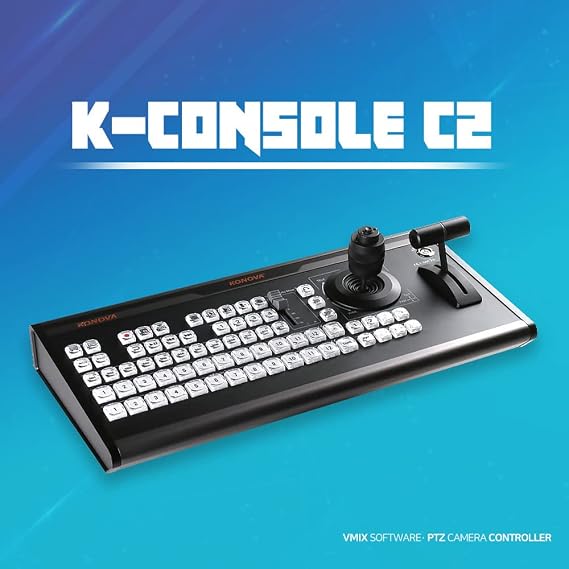 KONOVA vMix Switcher Control Console for Live Broadcast 4K Virtual Studio Video Recording (vMix Console with vMix Pro)