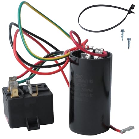 CSR-U1 Hard Start Kit for 1-3 Ton AC Units, HVAC Compressor Capacitorr Kit
