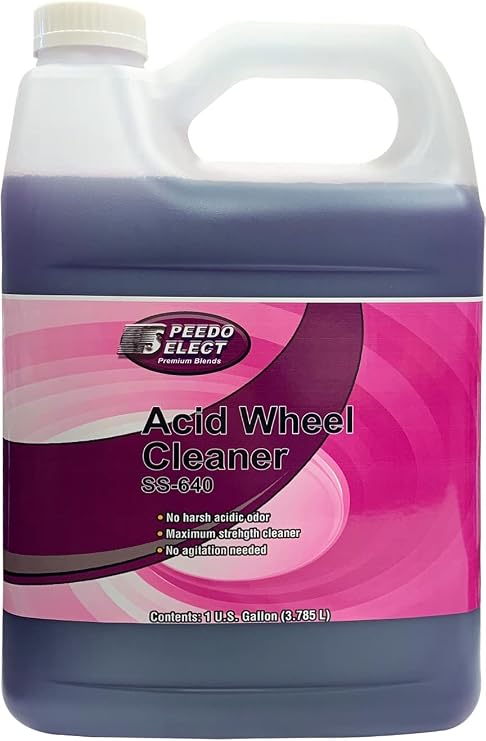 Speedokote Automotive Acid Based Wheel Cleaner, removes brake dust fast, 1 Gallon, SS-640