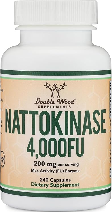 Nattokinase 4,000 FU, Supports Healthy Circulation, 240 Capsules