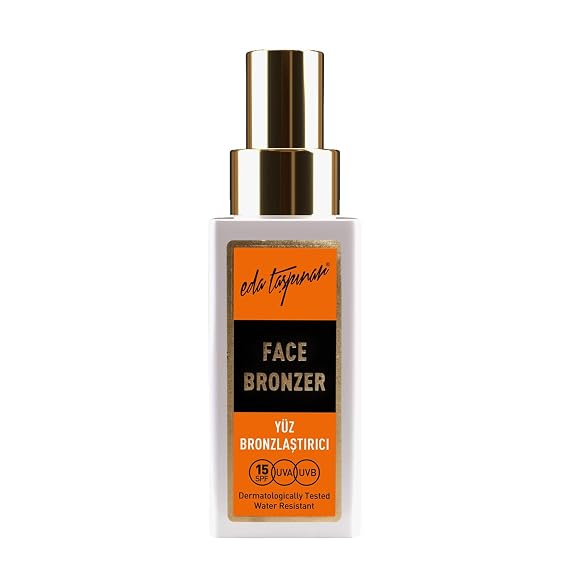 Eda Taspnar Gradual Face Tanning Lotion Bronzing Face Tanner with DHA, Ceramide NP & Phospholipids I Natural Glow Face Bronzer Lotion I Streak-Free Application I 50ml / 1.7 fl oz
