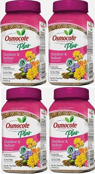 Osmocote Smart-Release Plant Food Plus Outdoor & Indoor, 1 Lbs. (4)