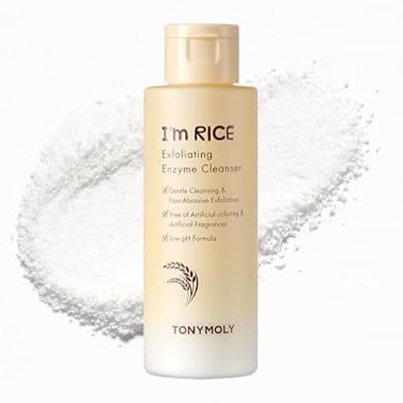 TONYMOLY I'm Rice Enzyme Cleanser - Rice Powder and Papaya Exfoliator, 50g