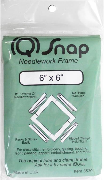QSN3539 Q Snap Needlework Frame 6x6 Frame 6"x6"