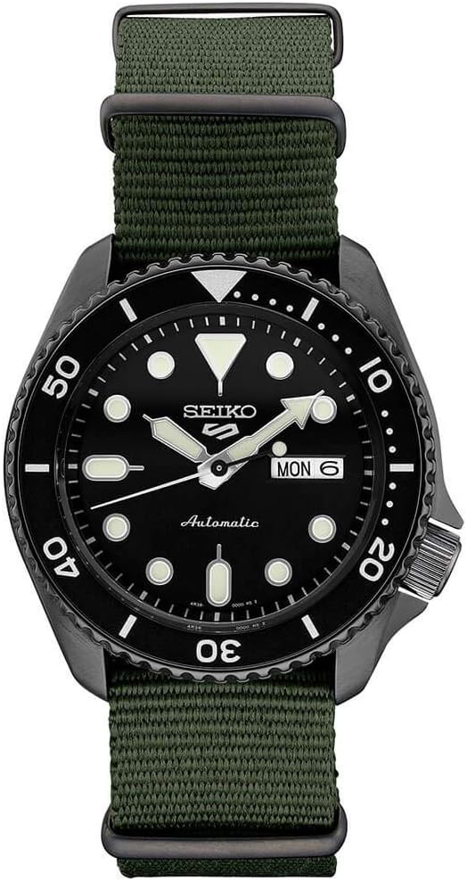 SEIKO Unisex-Adult Seiko SRPD91 Seiko 5 Sport Men's Watch Green 42.5mm Stainless Steel Automatic Watch