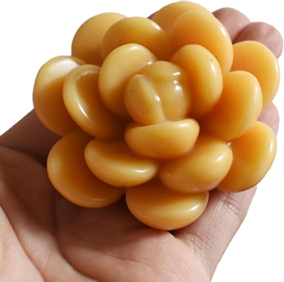 Bud Flower Succulent Candle Mold Resin Casting Silicone Molds for Home Decor & Candle Making Wave Spiral Mold