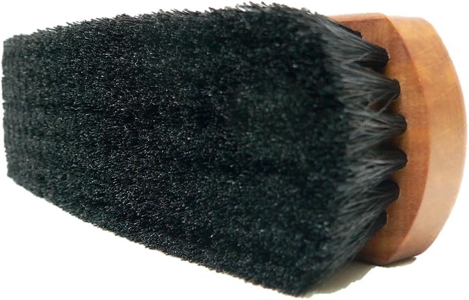 Premium Leather Shoe Shine Brush- Brilliant Outcome Polisher- Genuine Horse Hair- Made in Germany