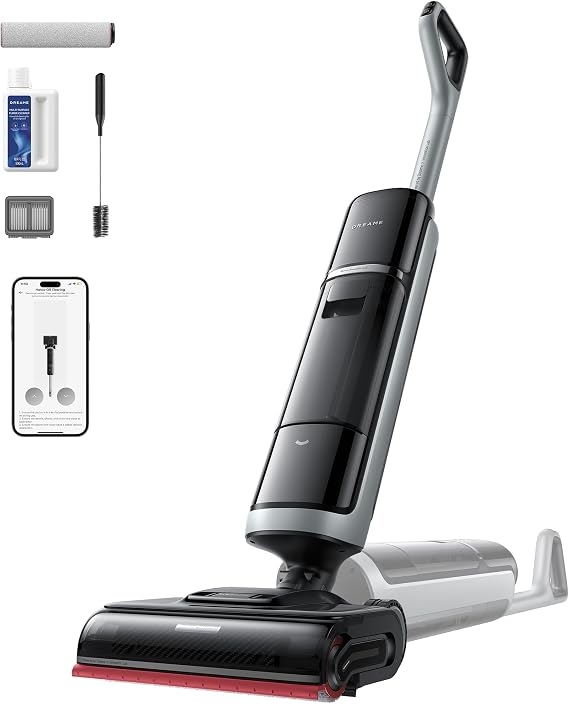 dreame H15 Pro Heat Wet Dry Vacuum and Mop, 185F Hot Water Floor Cleaning