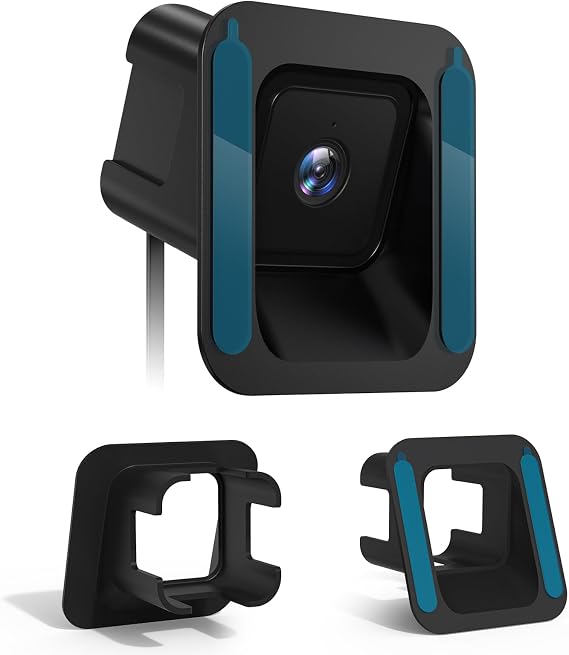 SURVADV Wyze Window Mount for Wyze Cam V4/V3/V3 Pro, Self-Adhesive, Black | 20 Degree Tilt Wyze V4 Window Mount for Indoor/Outdoor Monitoring; Reflection-free, Damage-free, No-Drill Adhesive Install