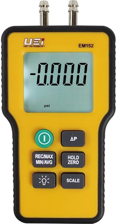 UEi Test Instruments EM152 Dual Differential Digital Manometer (Pack of 1)