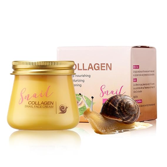 Snail Mucin Moisturizing Cream - Style Face Moisturizer with Snail Secretion Filtrate, Hydrating Facial Cream for Dry Skin & Dullness, 2.82oz