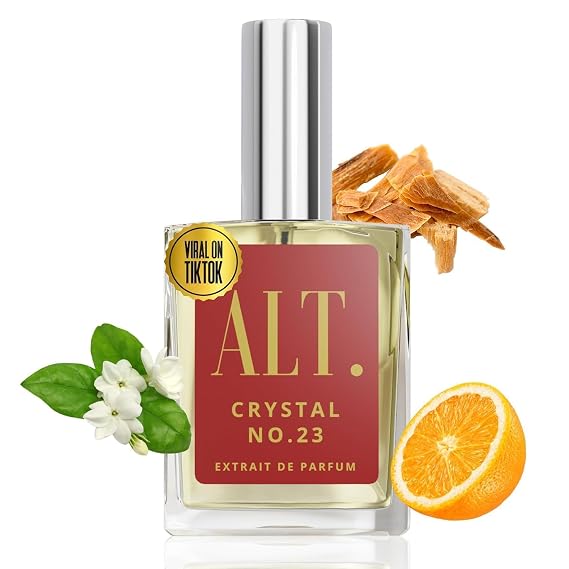 ALT. FRAGRANCES Crystal No. 23 Inspired by Bac. Roug. 540, Unisex Perfume, Extrait de Parfum, Long Lasting Perfume for Men & Women with Jasmine, Amberwood & Cedar Notes, 60ml