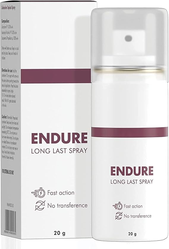 DK Endure Long Last Spray for Men | Safe & Effective | Pack of 1 | (20 Grams)
