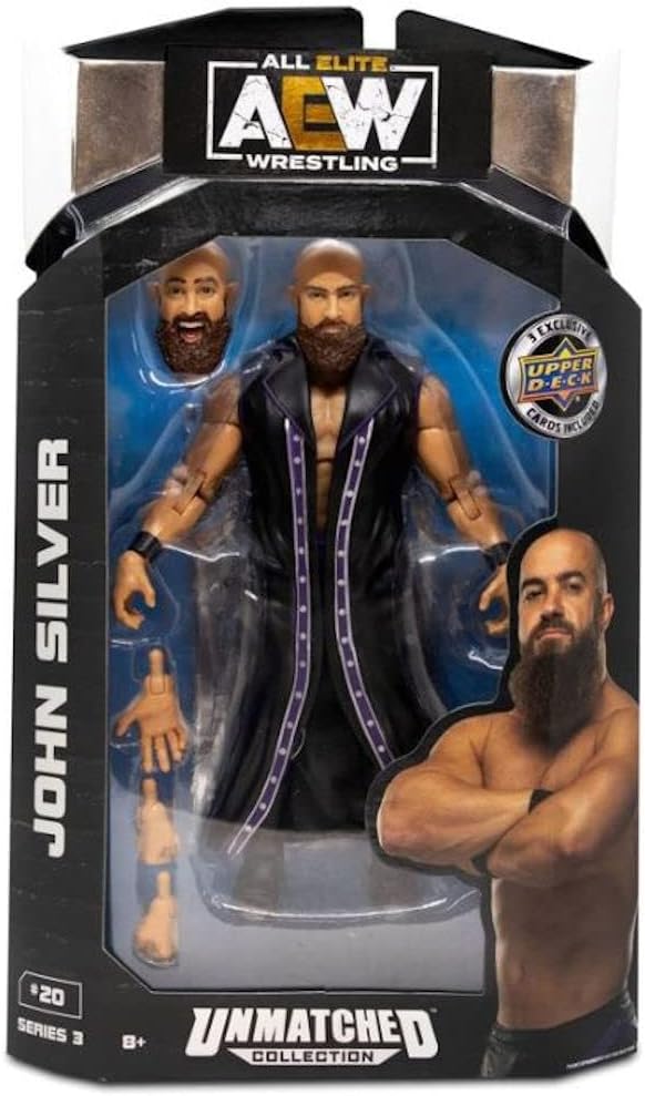 AEW Unmatched Unrivaled Luminaries Collection Wrestling Action Figure Choose Wrestler John Silver