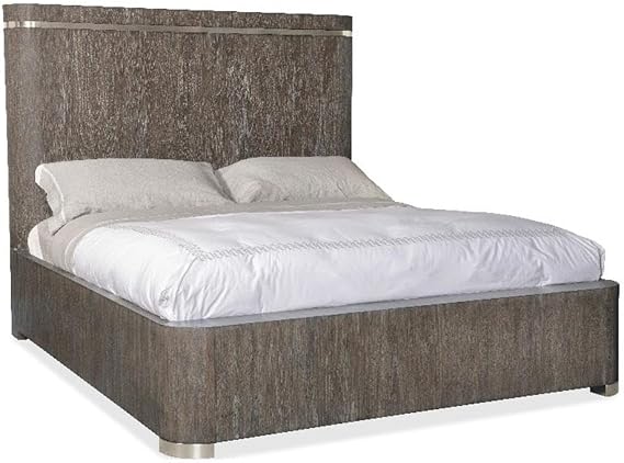 Hooker Furniture Modern Mood Queen Wood Panel Bed in Brown