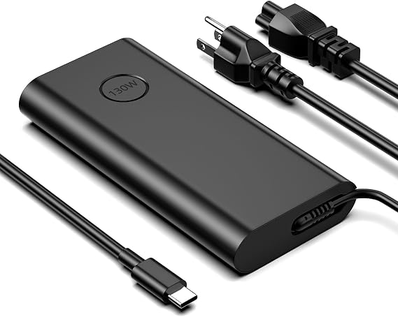 130W USB C Charger Compatible with Dell Pro Max 16 MC16250 MC16255