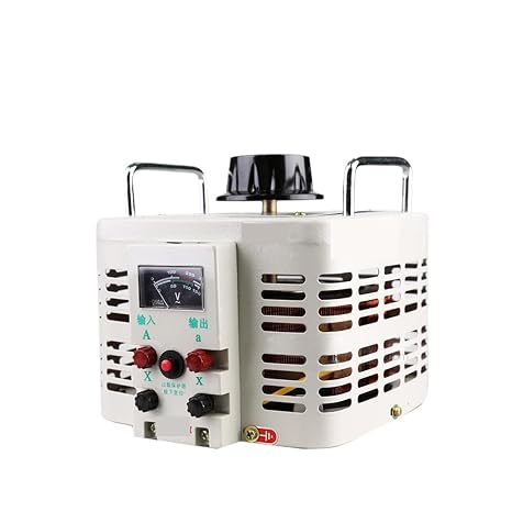 Variable Voltage Transformer, TDGC2 220V Input 0-250V Single Phase Contact Voltage Regulator auto Transformer(3000W(3KVA))