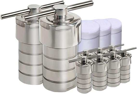 Autoclave, Laboratory Supplies Reaction Kettle Hydrothermal Synthesis Reactor High temperature and high pressure digestion tank for Lab(100ml)
