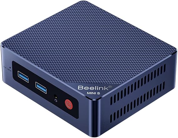 Beelink MINI S12 Mini PC, Intel 12th Gen 4-Core N95 8G DDR4 480G SSD