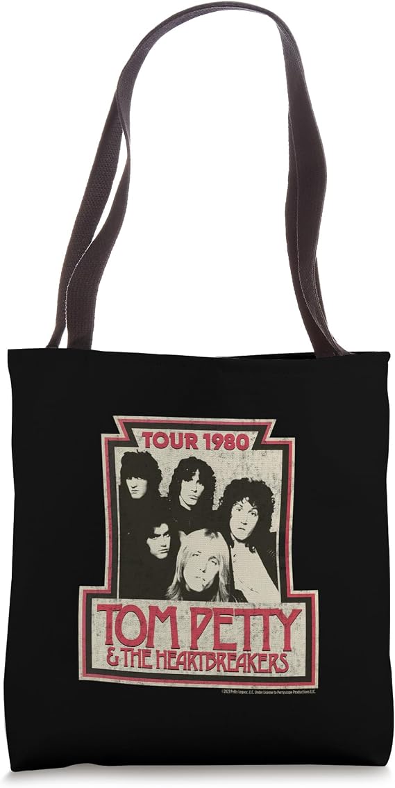 Tom Petty and the Heartbreakers 1980 Tour Poster Tote Bag