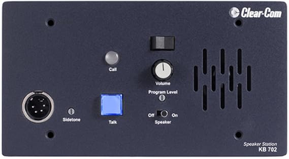 Clear-Com KB-702 | 2 Channel Wall Console Mounted Headset Speaker Station