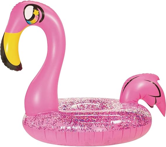 PoolCandy Ride-On 36 in. Flamingo Inflatable Pool Tube - 1 Each