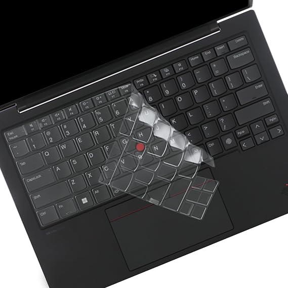 Keyboard Cover for 2026 2025 2024 Lenovo ThinkPad X1 Carbon Gen 13/Gen 12 & Lenovo ThinkPad X1 Gen 9 14" Laptop Accessories Ultra Thin TPU Keyboard Skin (Not Fit X1 Carbon Gen 14/Gen 11/Gen 10/Gen 9)