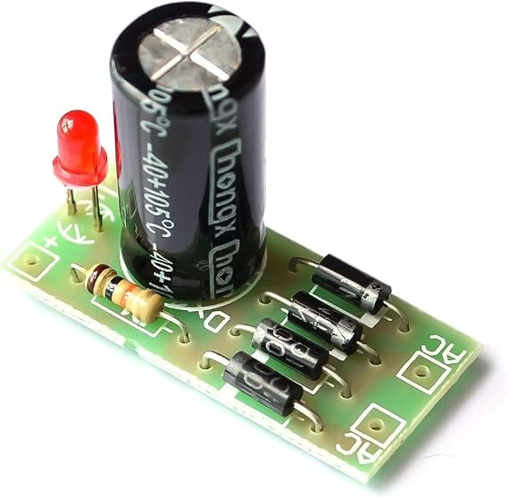 10PCS/LOT AC to DC Power Conversion Module 1N4007 Full Bridge Rectifier Filter 12V 1A AC DC Converter