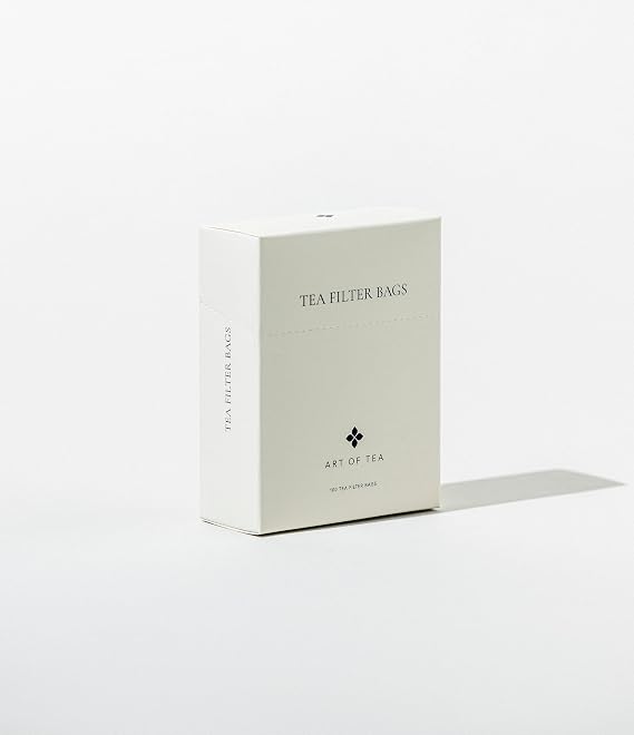 Art of Tea | Filter Bags 4" by 3.5"| Single Use | 100 Count | Works With Coffee or Tea