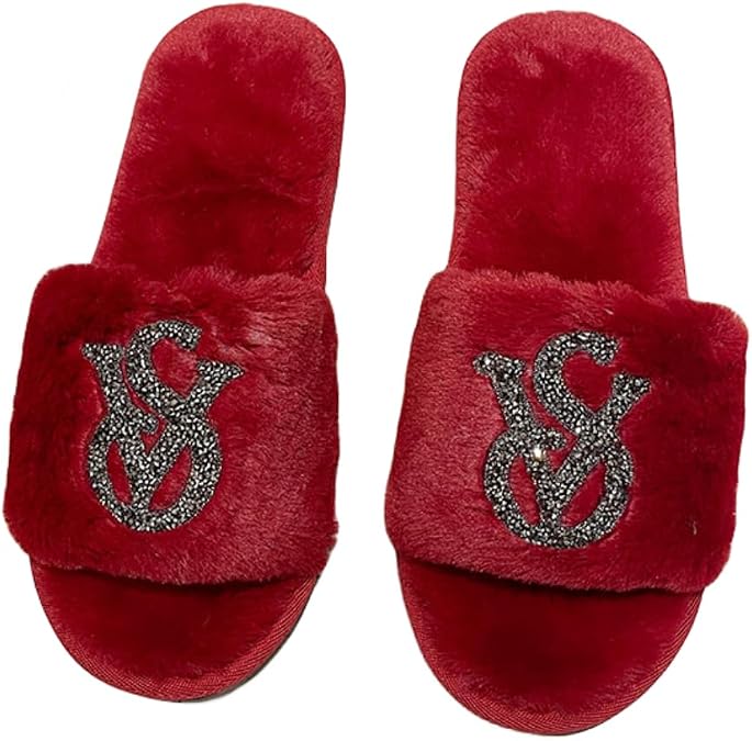 Stay Cute and Cozy in our Plush Slippers with Sparkling Rhinestone Decor - Available in 5 Trendy Colors