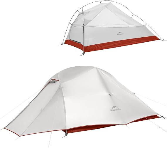 Naturehike Cloud Up 3 Person Camping Tent, Waterproof Windproof Camping