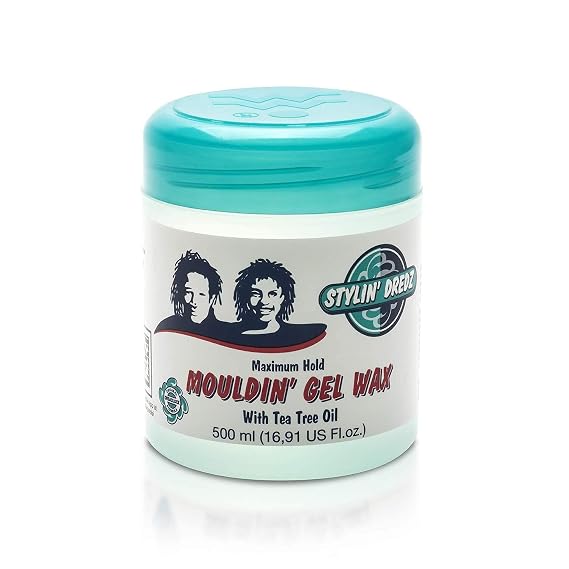 Stylin Dredz Mouldin' Gel Wax with Tea Tree Oil - 16.91 fl oz