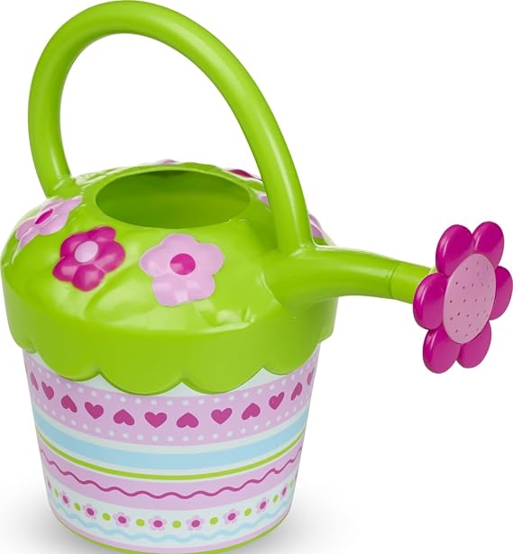 Melissa & Doug Sunny Patch Pretty Petals Flower Watering Can - Pretend Play Toy