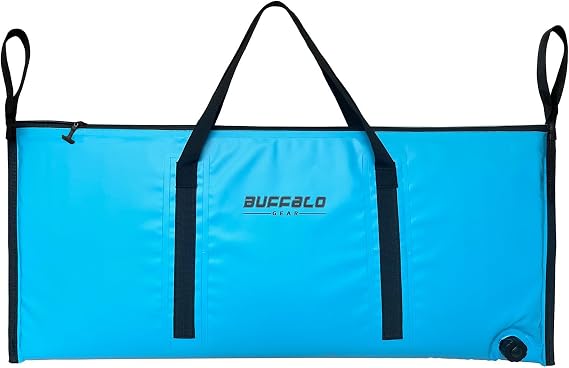 Buffalo Gear Insulated Fish Cooler Bag Portable Fish Kill Bag Keep Ice-cold More Than 48 Hours