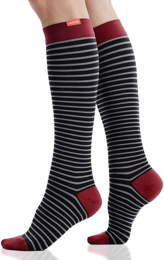 VIM & VIGR 30-40 mmHg Nylon Graduated Compression Socks