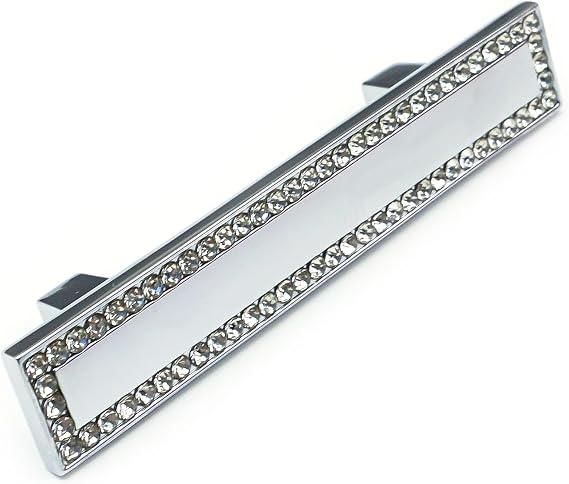 2.5" 3.75" 5.0" Crystal Drawer Dresser Pull Handle Glass Cabinet Knob Pull Hardware 64 96 128 mm (2.5" Hole Centers)