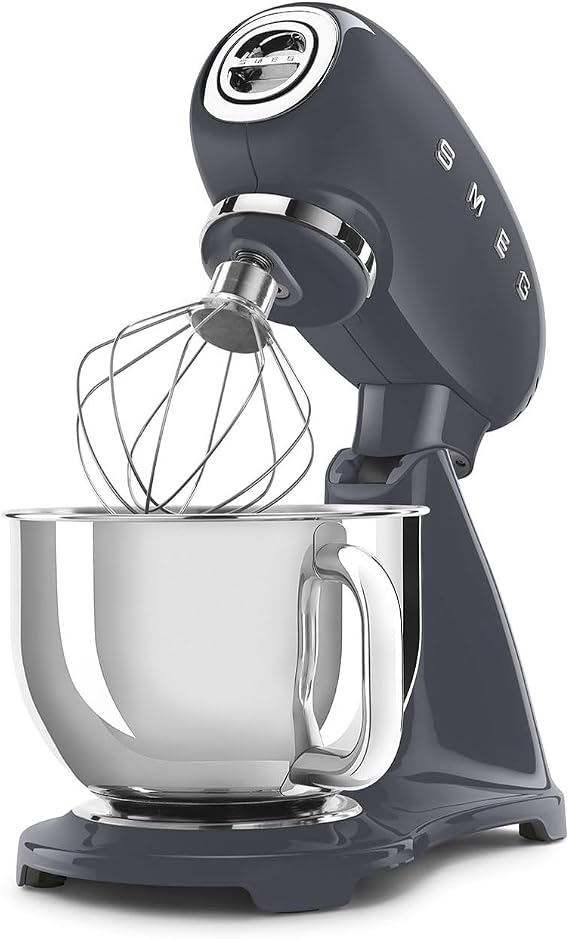 SMEG 50's Retro Stand Mixer with Accessories Slate Gray SMF03GRUS