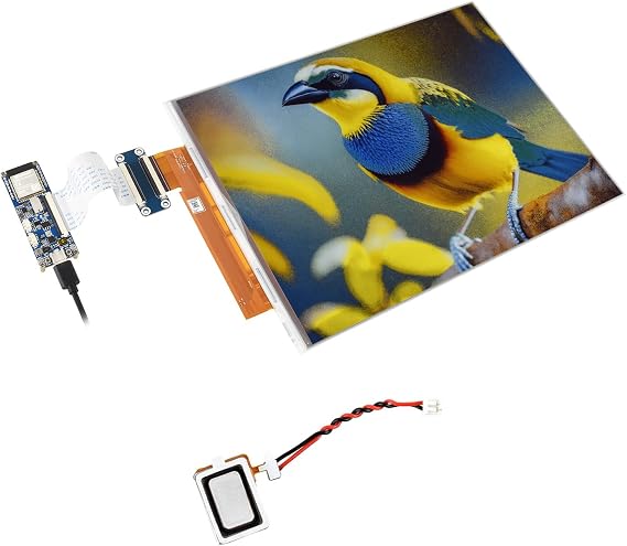 KLAYERS 13.3inch Full Color E-Ink Display with ESP32-S3 Driver Board, E Ink Spectra 6, Audio Codec