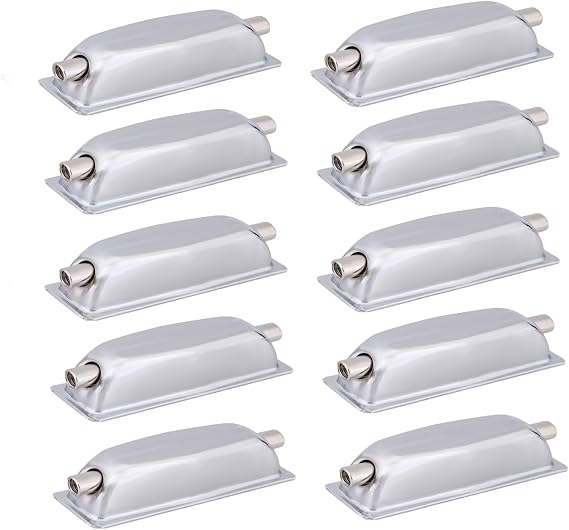 Both Side Drum Claw Hook 10pcs Iron Rectangular Shape Drum Claw Hook for Bass Drums & Snare Drum,Silver