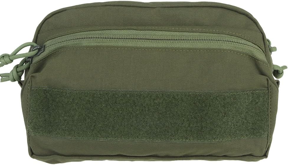 CCS Pouch SS Style MKV Vest Front MOLLE Attachment Bag General-Purpose Pouch Lined with Loop Admin Pouch for Tactical Belt Cummerbund Expanded Storage Bag
