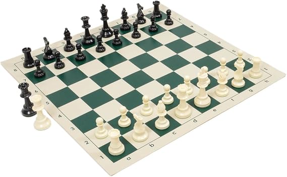 Club Chess Set - Forest Green