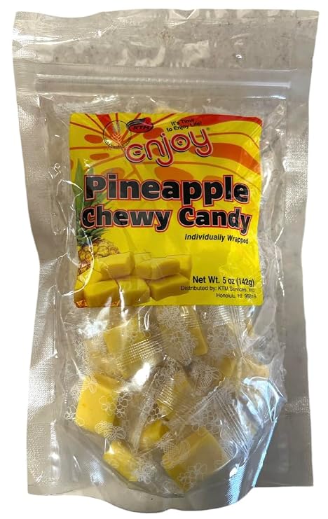Hawaiian Pineapple Chewy Candy