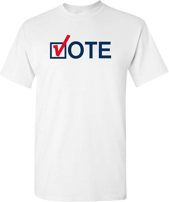 UGP Campus Apparel Vote Checkmark - Voting Rights T Shirt